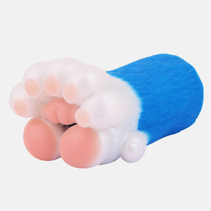GEEBA Gift Shop <span class=keywords><strong>Cute</strong></span> Panda Pies palmeados gruesos para masturbador masculino Juguetes sexuales Super suave Pene Masaje Stroker Juguetes sexuales - Product Image 3