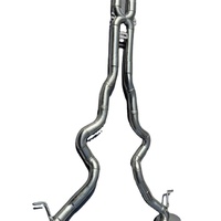 Système d'échappement arrière intelligent à soupapes Valvetronic en acier inoxydable poli miroir haute performance pour F10 535i M550i 2017