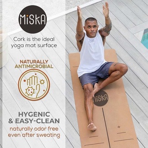 Venta al por mayor de esterillas de <span class=keywords><strong>yoga</strong></span> personalizadas ecológicas antideslizantes para gimnasio bolsa con asa de corcho correa de transporte esterilla de <span class=keywords><strong>yoga</strong></span> con correa - Product Image 6