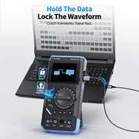 FNIRSI DST-210 10MHz 3-in-1 Oscilloscope Multimeter Signal Generator, 48MS/s Sampling Rate Portable Handheld Scope Meter