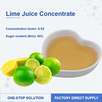 JULYHEALTH Aanbod Natuurlijke Pure 6.5X Lime Fruitbasis, Citroenconcentraat Sap Authentieke Lime Smaak voor de Drankindustrie