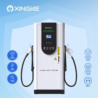Chargeurs rapides DC pour véhicules électriques OTA Upgrade 80 kW, port de charge DLB GBT CCS2, pour parking commercial