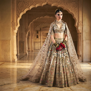 Conjunto de Lehenga Choli para Boda India STAR IMPEX, Vestido Tradicional de Seda Bordado hasta el Suelo para Mujer, Corte Regular, Envío Rápido - Product Image 3