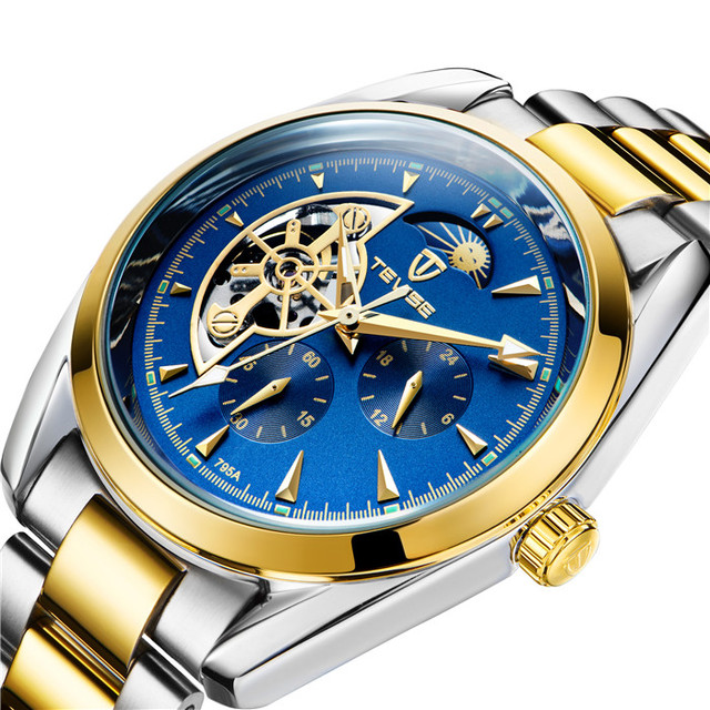 Top Sale Automatic Wristwatch Chronograph Popular Mechanical Men's Watch