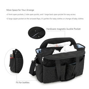 Bolso Maternal Multifuncional Acolchado, Tipo <span class=keywords><strong>Bandolera</strong></span>, Impermeable, con Aislamiento Térmico, <span class=keywords><strong>para</strong></span> Viajes - Product Image 2