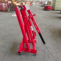 Support de moteur de voiture mobile 2T 3T, grue d'atelier pliable