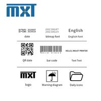 Mini imprimante à jet d'encre de convoyeur automatique à grande vitesse petite machine de pagination pour Flex Egg Material Dates Numéros de lot QR Codes Logos