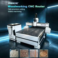 Router CNC 1325 de China con el Mejor Precio, 3 Ejes, Controlador RichAuto, Husillo de 24000 rpm, Máquina de Grabado en Madera con Monitoreo Remoto