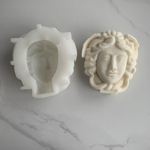 Bs291sculpture <span class=keywords><strong>de</strong></span> cheveux <span class=keywords><strong>de</strong></span> serpent <span class=keywords><strong>de</strong></span> déesse grecque, moule <span class=keywords><strong>de</strong></span> bougie <span class=keywords><strong>de</strong></span> visage en résine <span class=keywords><strong>de</strong></span> plâtre, moule <span class=keywords><strong>de</strong></span> bougie à grande tête <span class=keywords><strong>de</strong></span> Medusa - Product Image 5