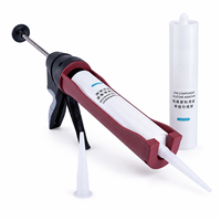 Silicone électronique stable de 300 ml, anti-affaissement, pour le remplissage de joints et l'amortissement, silicone élastique pour équipements de télécommunications, silicone flexible