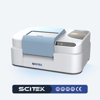 Spectromètre infrarouge à transformée de Fourier SCITEK 7800-350 Cm-1, précision ±0,01, réflecteur KBr multicouche avec revêtement Ge pour laboratoire