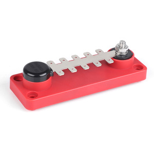 Barra de Distribución de Energía de Grado Marino, Tipo Red Label, de 10 Puntos, de Una Sola Capa, 55A, 12V - Product Image 1