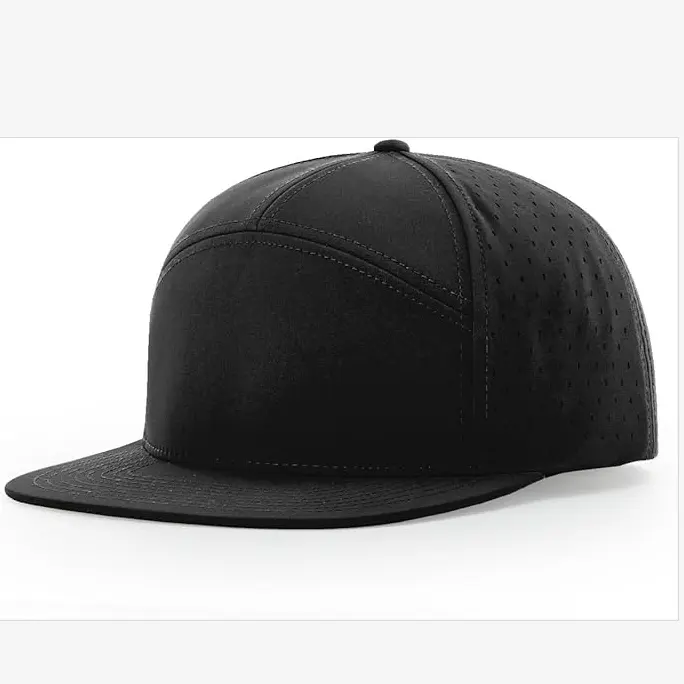 Richardson 169 topi berlubang Laser, topi bisbol Logo kustom Snapback dapat disesuaikan dan profil tinggi