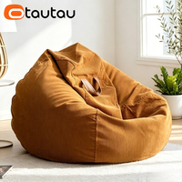 Housse de pouf moderne en tissu OTAUTAU DD109, sans rembourrage, housse amovible