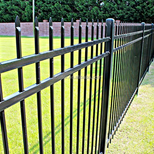Panneau de clôture de ranch en aluminium pour allée, revêtement poudré noir, pour jardin et cour, avec portail et modélisation 3D, garantie 10 ans - Product Image 2