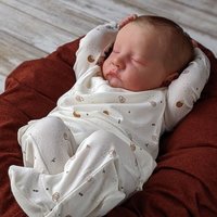 Reborn-Puppe für Wish 43cm PVC Mohair-Haartransplantation Grenzüberschreitende Lieferung Simuliertes Baby Sunnyfan W-017LV