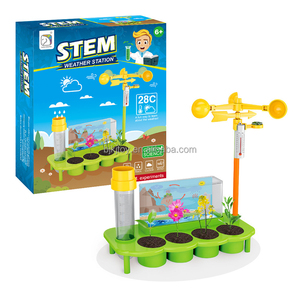 Bricolage tige Science jouets Station météo ensemble plante croissante apprentissage climat changements météorologiques et effet de serre - Product Image 1