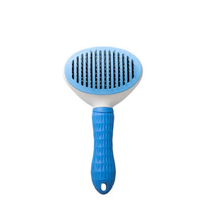 Brosse autonettoyante écologique à un bouton pour l'élimination des poils d'animaux (chats, chiens) – Utilisation en salle de bain – Peigne de toilettage et masseur pour animaux en matériau TPR - Product Image 4