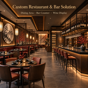 Solución de Mobiliario para Hostelería de Alta Gama, Personalizada y Temática, para Restaurantes Orientales, Bares de Vinos y Tiendas de Catering - Product Image 2