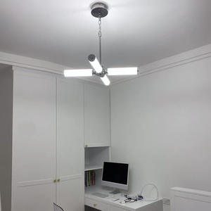 Lustre design minimaliste moderne, branche d'arbre vintage croisée, style Bauhaus allemand, pour salon, chambre à coucher, salle à manger - Product Image 3