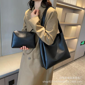 Sac fourre-tout en toile imperméable grande capacité pour homme, nouveau style 2025, mode mère-fille, à porter à l'épaule ou à la main, avec cristaux - Product Image 2