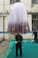 Costume gonflable de tête de démon mignon pour défilé de rue en extérieur