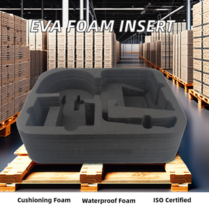 Chết cắt EVA <span class=keywords><strong>EPE</strong></span> bọt chèn thân thiện với môi cạnh bảo vệ lót với nút chai nhựa bảo vệ cho các cạnh - Product Image 3