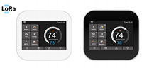 Thermostat de conception industrielle intelligente Thermomètre Wifi LoraWan Régulateur de température de chaleur/CVC pour chauffage AC ou par le sol