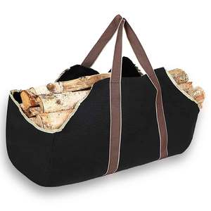 Fireplace Camping wood stove Accessories Storage carrying large Firewood bag