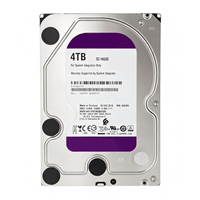 Disque SATA 3.5 40PURX 4 To Purple pour enregistreur vidéo NVR CCTV, stockage d'origine grade A testé, 100 % en état, 5400 tr/min