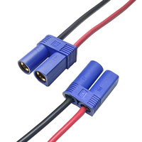 Connecteur banane EC2 EC3 EC5 EC6 EC8 à courant élevé personnalisé avec câble en silicone pour banque d'alimentation extérieure, démarreur de voiture