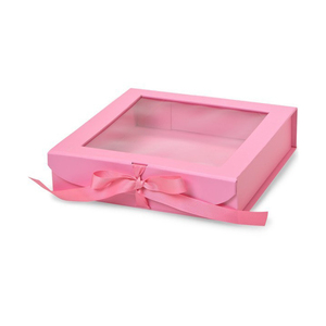 Bán buôn A5 rõ ràng cửa sổ Hộp quà tặng từ đóng cửa Gấp thiết kế UV lớp phủ matt Cán dập nổi in ấn-Snap Shut hộp - Product Image 3