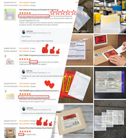 Enveloppes autocollantes pour bordereaux d'expédition 270mm*180mm, directement de l'usine