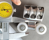 Edelstahl-Drahtseil-Spannrolle mit Nylonrad 25mm Rigging Block für Schiff, Kajak, Yacht, Boot – Zubehör