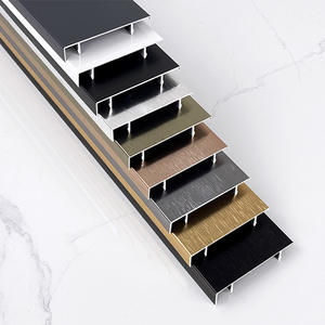 Plinthe à boucle en alliage d'aluminium Plinthe Ligne décorative pour hôtel Usine Vente en gros Accessoires de carrelage droit - Product Image 4