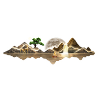 Modern Living Room Wall Decoration Wall Hanging Acrylic LED Landscape Painting Luxury Home Wall Art Murals