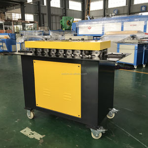 SA-15 otomatis multifungsi lembaran ventilasi logam saluran udara pipa persegi kunci jepret mesin mantan dengan 2,2 kW Motor untuk dijual - Product Image 3