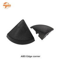 Profilés de bordure ABS et rampes de sécurité pour panneaux de sol LED – Connecteurs étanches sans joint pour projets d'éclairage paysager extérieur