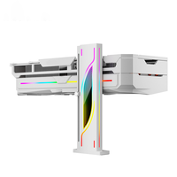 Support de carte graphique ARGB 5V adressable, support vertical réglable en aluminium pour boîtier PC, anti-affaissement