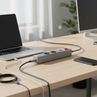 Prise de courant Shuko française avec USB