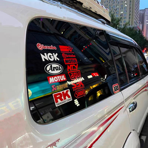 Stiker Iklan Mobil PVC Magnetik Dekoratif Logo Kustom Cetak Digital Warna Penuh Tahan Air UV Gloss - Product Image 1