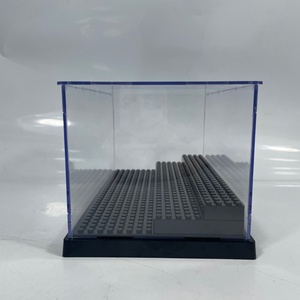 Hot Sale Custom Acrylic Eco Friendly <b>Model</b> Toy Hobby Display Box <b>Building</b> Blocks Mini Figures Animals Nature Theme for Home - Product Image 4