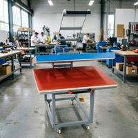 Presse à chaud manuelle haute pression grand format 80*100 pour sublimation de vêtements, équipement d'impression, garantie 1 an