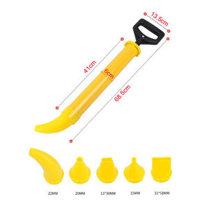 Buse amovible ABS 5 en 1, <span class=keywords><strong>pistolet</strong></span> de calfeutrage de <span class=keywords><strong>ciment</strong></span>, applicateur de mortier, pulvérisateur de pointage, <span class=keywords><strong>pistolet</strong></span> de calfeutrage - Product Image 2