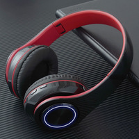 Headset Gaming Nirkabel Lipat Stereo Dinamis B39 dengan Indikator LED Bercahaya, Tahan Air IPX-4, Latensi Rendah untuk Perjalanan
