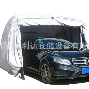 Delida Outdoor Carport Folding Retractable Semi Automatic Mobile Garage Sunshade Canopy For Car Protection - Product Image 2