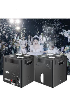 เครื่องสร้างหมอกฟองอากาศ2000W ควบคุมด้วยรีโมทไร้สายเครื่องทำฟองอากาศ LED 4แถว - Product Image 1