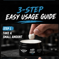 Pâte Coiffante Homme Séparation Mate Tenue Forte Sans Résidu, Crème Coiffante Maniable OEM