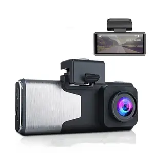 Dashcam 4K para coche, 4 pulgadas, wifi, lente Dual, máx. 256GB, vídeo con aplicación móvil