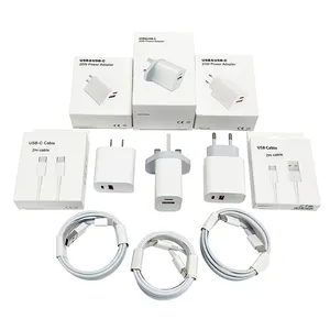 Wholesale Mobile Phone 20w PD Fast Charging Adapter Usb Type C Cable Chargers For IPhone 15/14/13